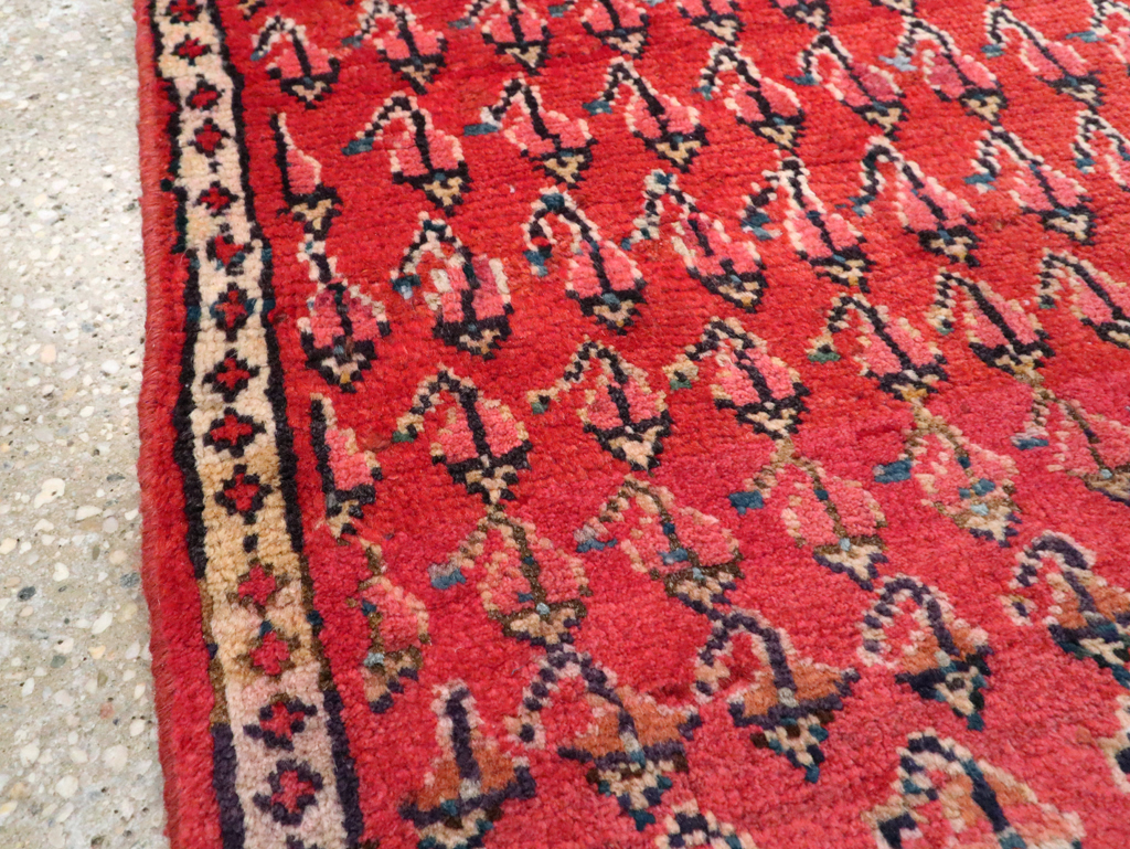 Vintage Persian Hamadan Throw Rug, No.26326 - Galerie Shabab