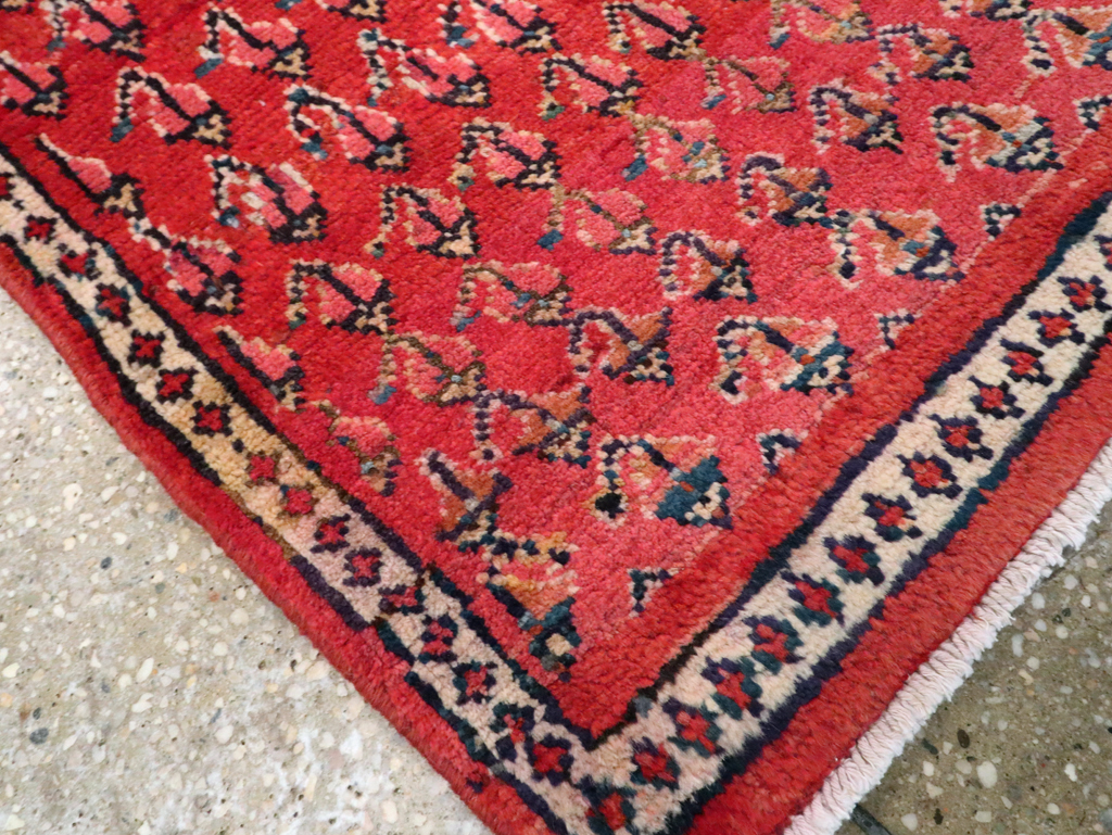 Vintage Persian Hamadan Throw Rug, No.26326 - Galerie Shabab