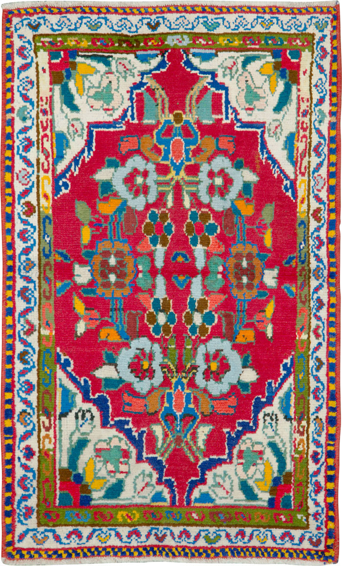 Vintage Persian Hamadan Rug, No.26327 - Galerie Shabab