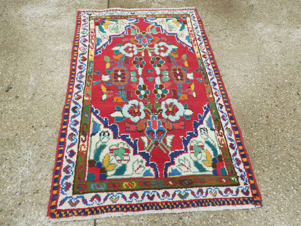 Vintage Persian Hamadan Rug, No.26327 - Galerie Shabab
