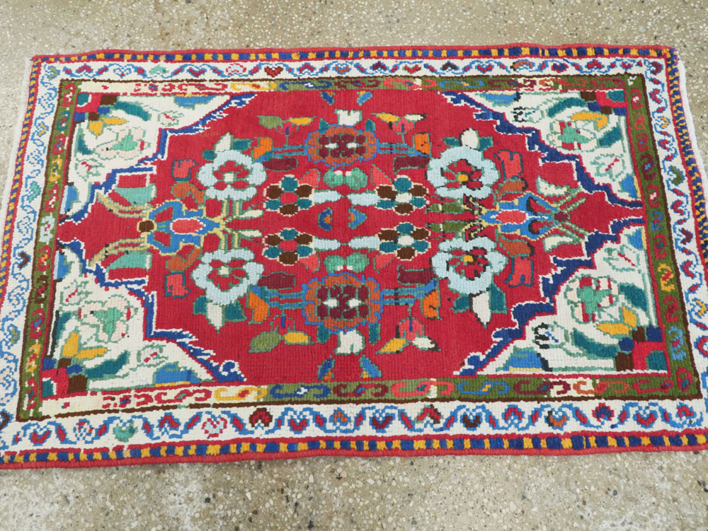 Vintage Persian Hamadan Rug, No.26327 - Galerie Shabab