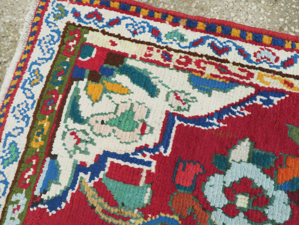Vintage Persian Hamadan Rug, No.26327 - Galerie Shabab
