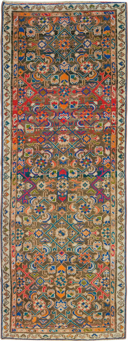 Vintage Persian Malayer Runner, No.26329 - Galerie Shabab