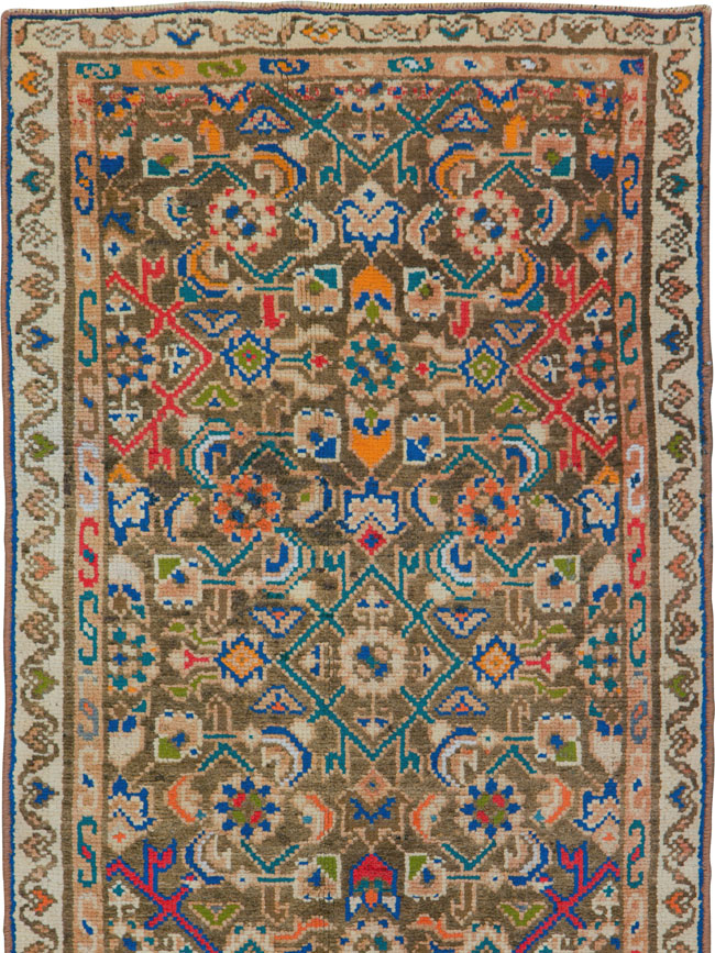Vintage Persian Malayer Runner, No.26329 - Galerie Shabab