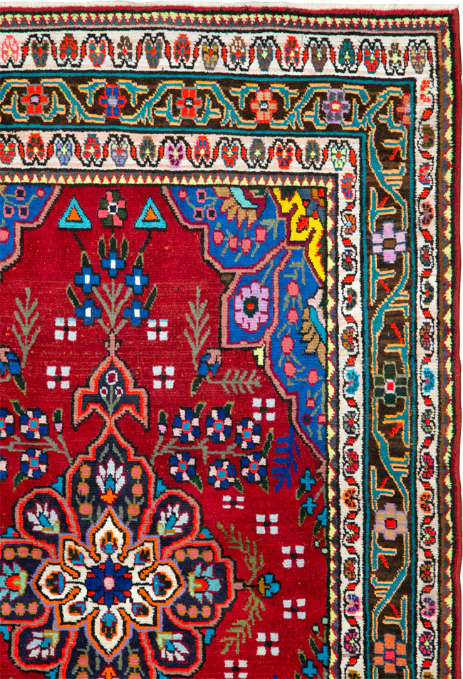 Vintage Persian Mahal Rug, No.26330 - Galerie Shabab
