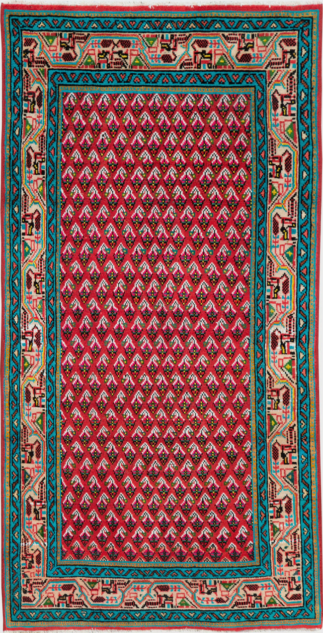 Vintage Persian Hamadan Rug, No.26331 - Galerie Shabab