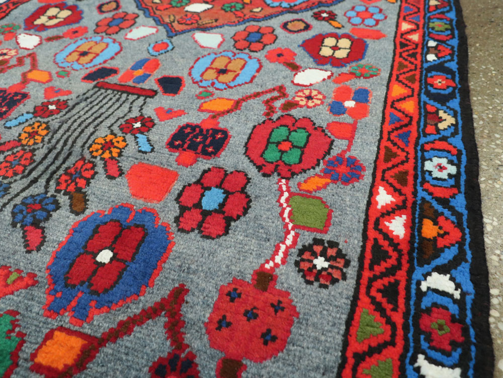 Vintage Persian Hamadan Rug, No.26333 - Galerie Shabab
