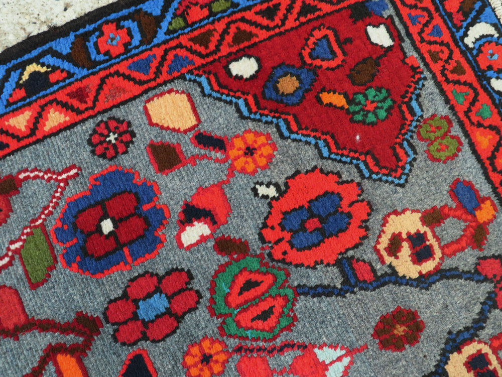 Vintage Persian Hamadan Rug, No.26333 - Galerie Shabab