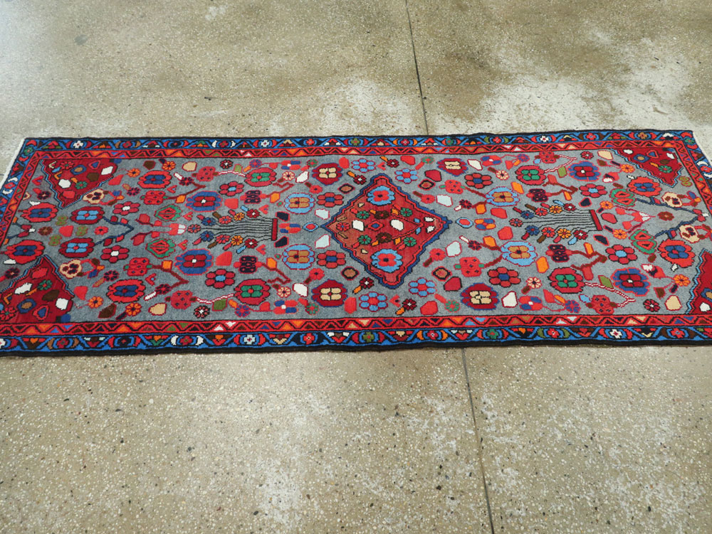 Vintage Persian Hamadan Rug, No.26333 - Galerie Shabab