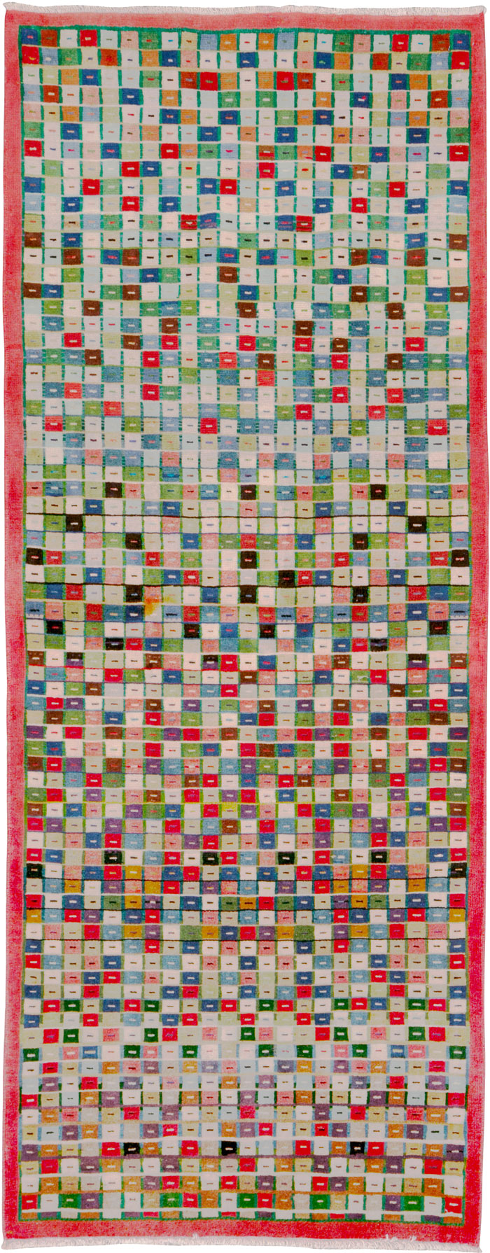 Vintage Persian Mahal Rug, No.26340 - Galerie Shabab