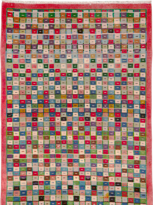 Vintage Persian Mahal Rug, No.26340 - Galerie Shabab