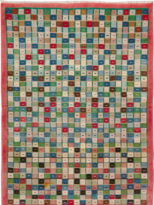 Vintage Persian Mahal Rug, No.26340 - Galerie Shabab