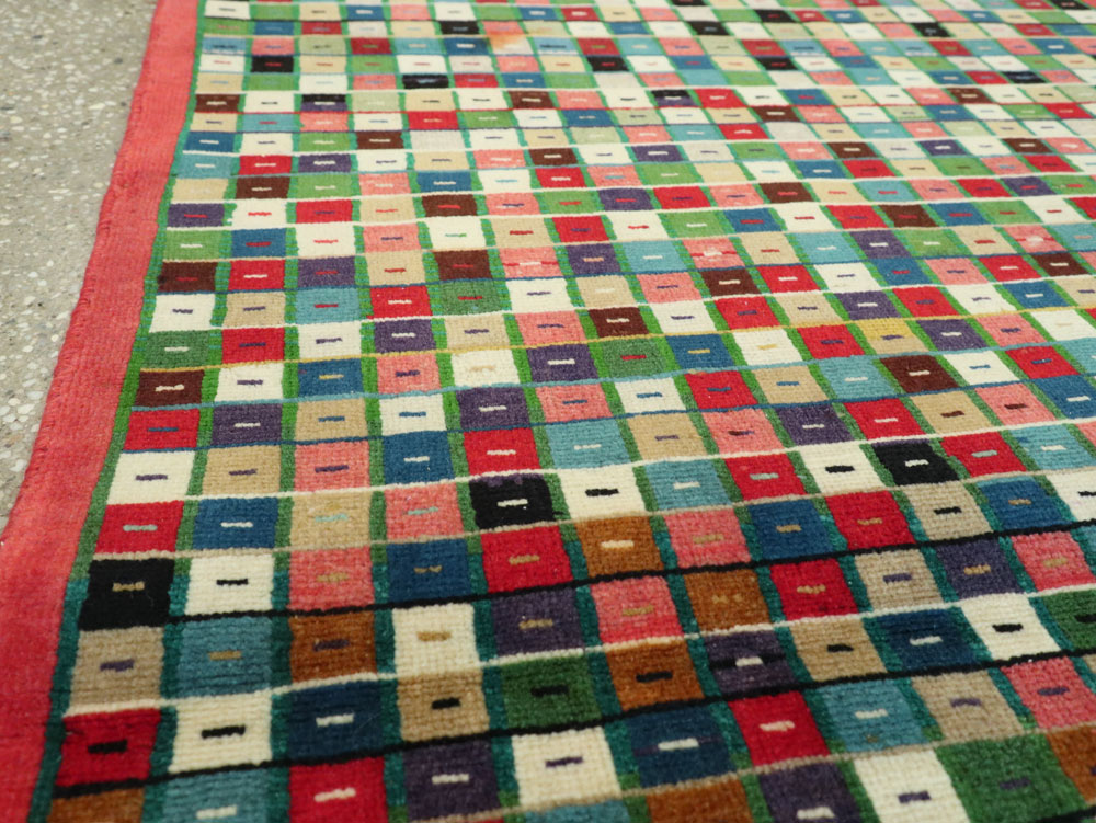 Vintage Persian Mahal Rug, No.26340 - Galerie Shabab