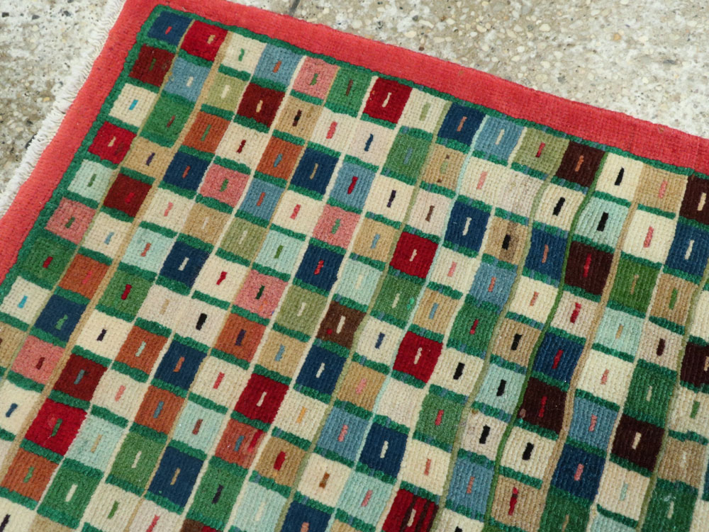 Vintage Persian Mahal Rug, No.26340 - Galerie Shabab