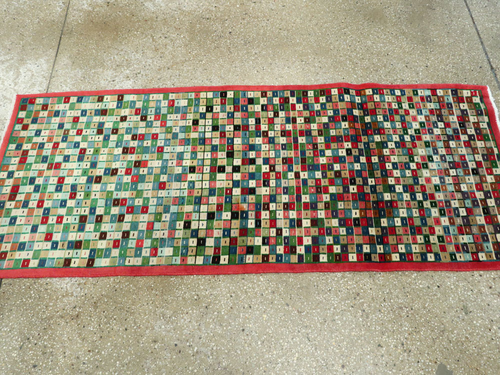 Vintage Persian Mahal Rug, No.26340 - Galerie Shabab