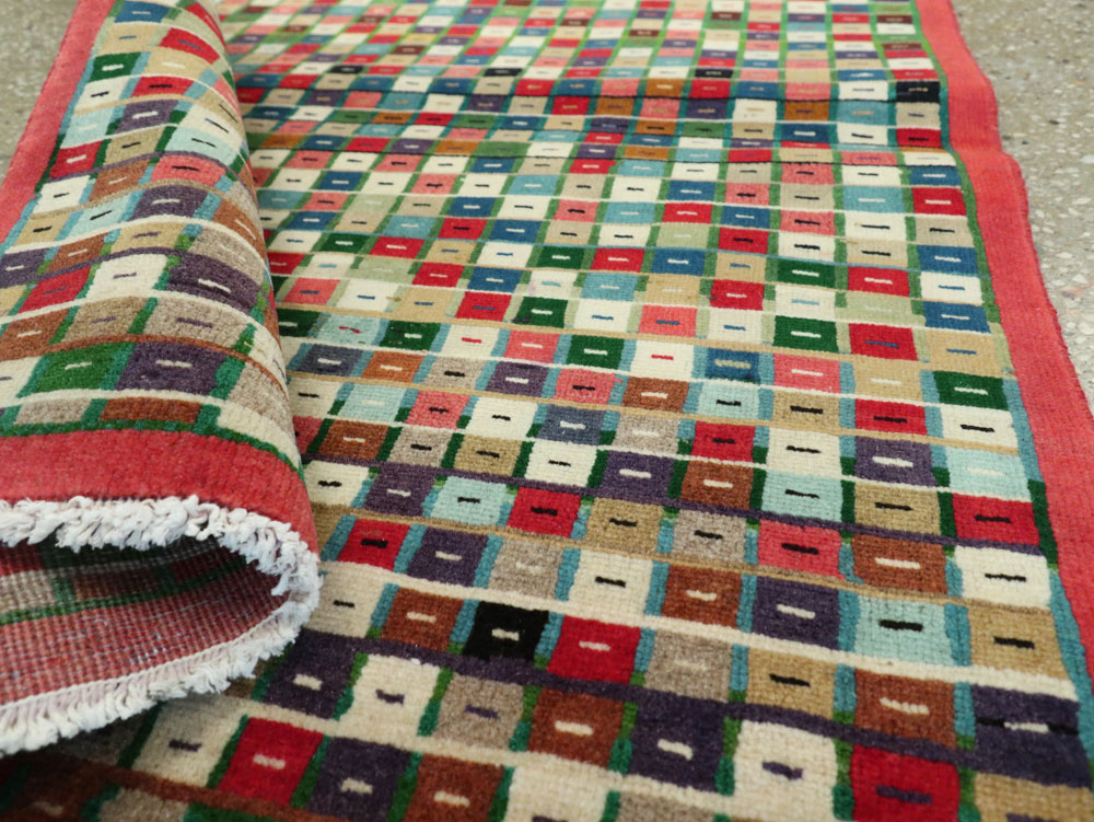 Vintage Persian Mahal Rug, No.26340 - Galerie Shabab
