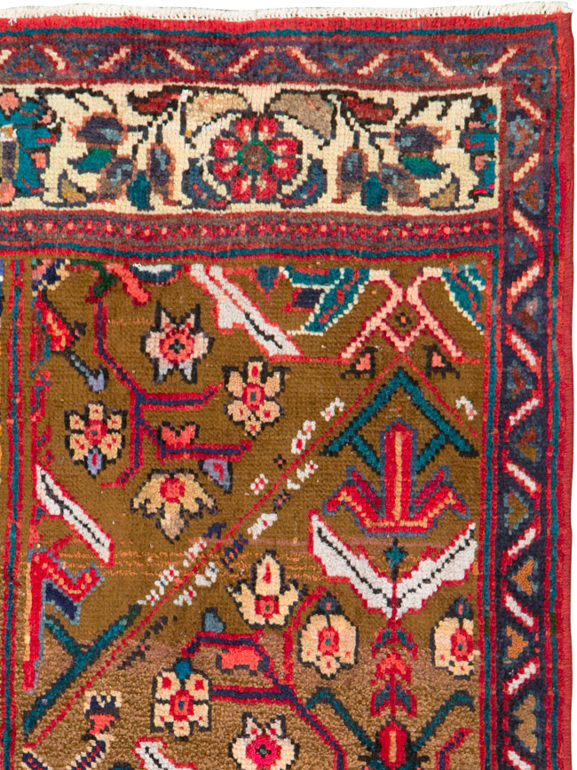 Vintage Persian Mahal Wagireh Sampler Rug, No.26342 - Galerie Shabab