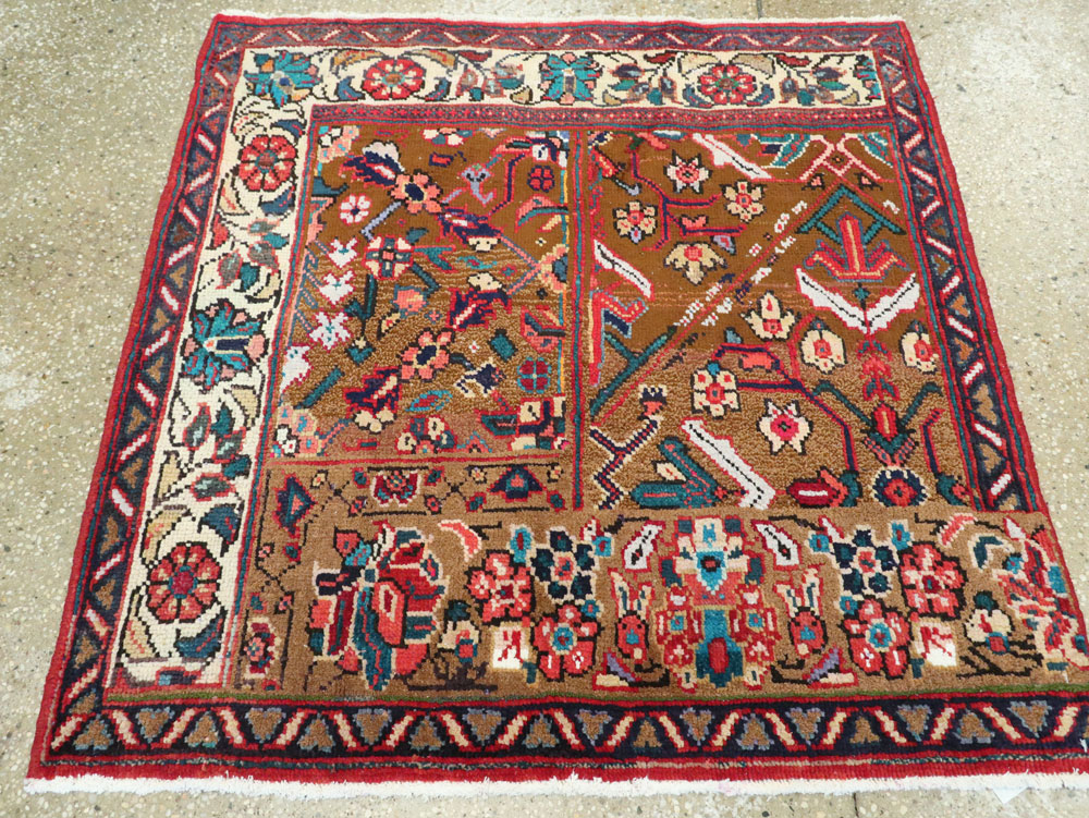 Vintage Persian Mahal Wagireh Sampler Rug, No.26342 - Galerie Shabab