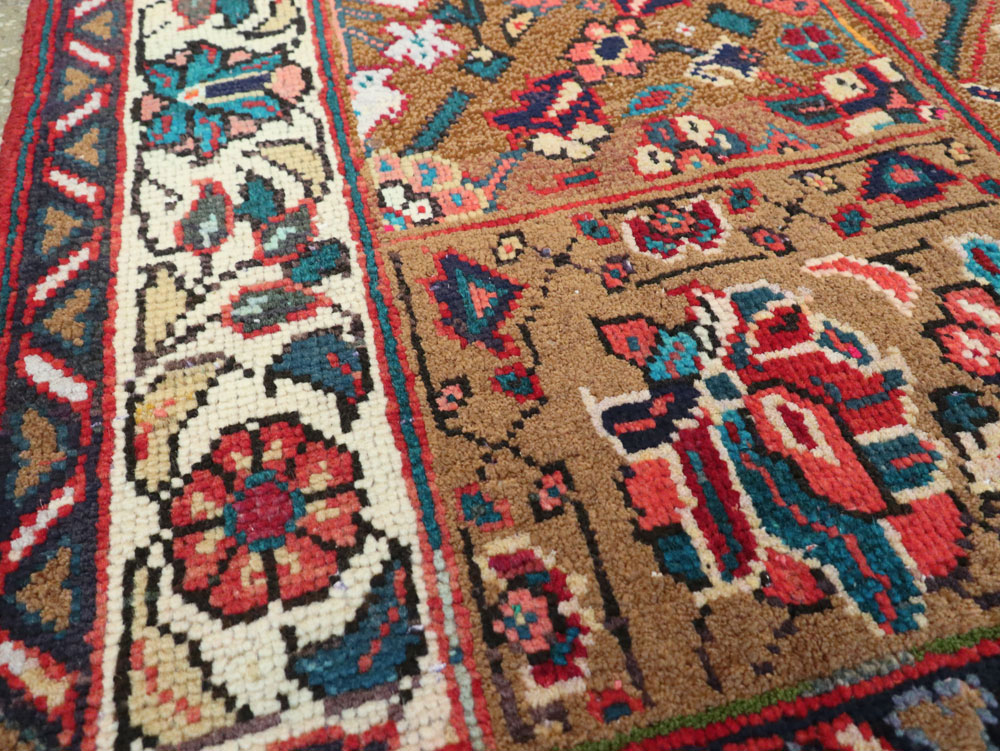 Vintage Persian Mahal Wagireh Sampler Rug, No.26342 - Galerie Shabab