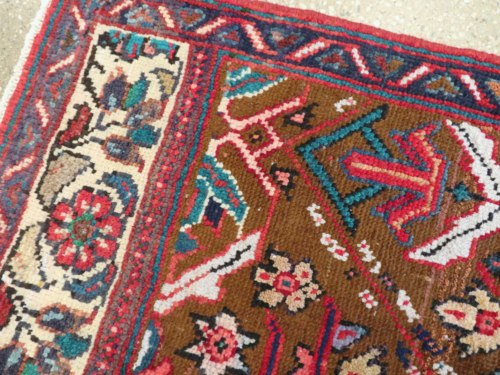 Vintage Persian Mahal Wagireh Sampler Rug, No.26342 - Galerie Shabab