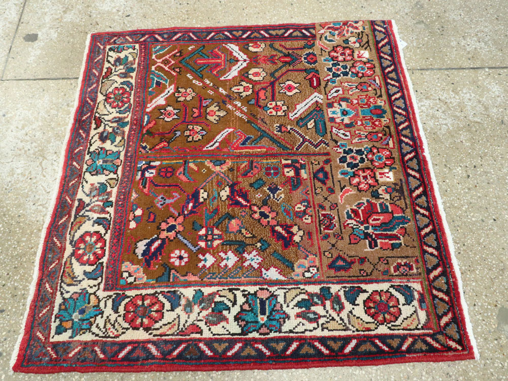 Vintage Persian Mahal Wagireh Sampler Rug, No.26342 - Galerie Shabab