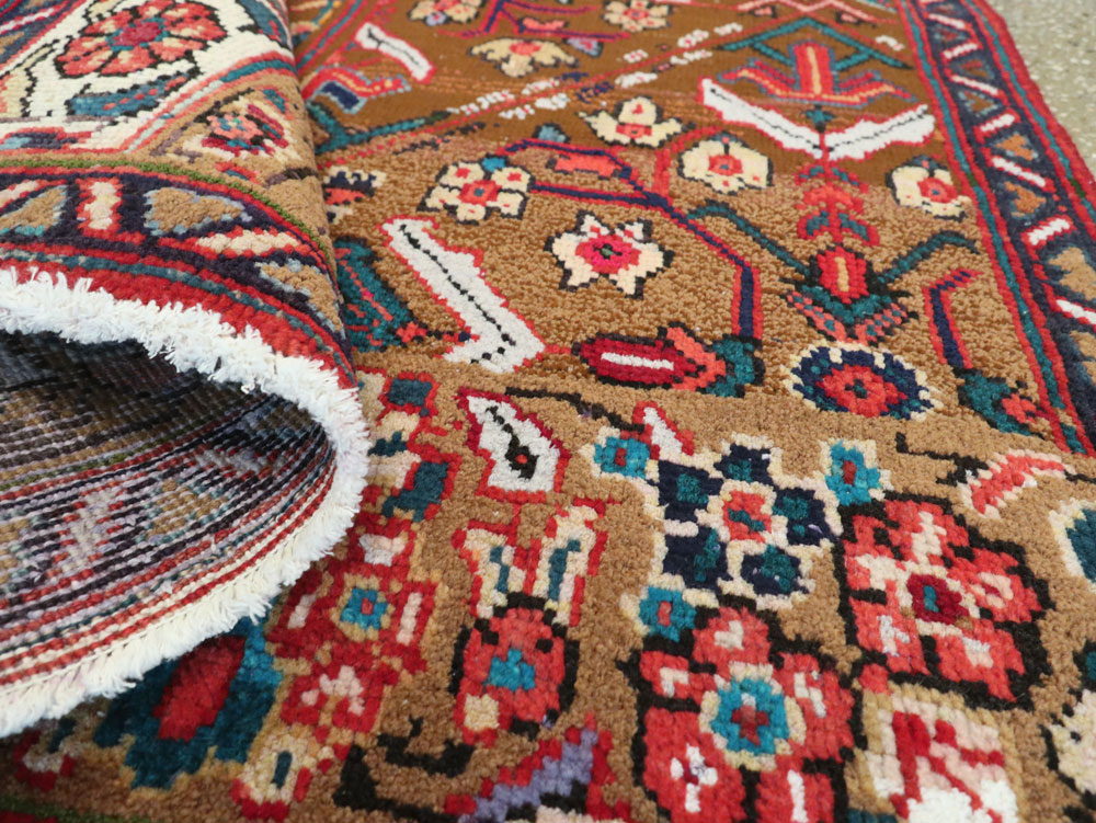 Vintage Persian Mahal Wagireh Sampler Rug, No.26342 - Galerie Shabab