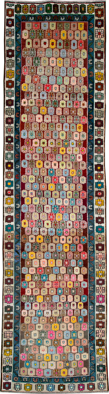 Vintage Persian Hamadan Runner, No.26345 - Galerie Shabab