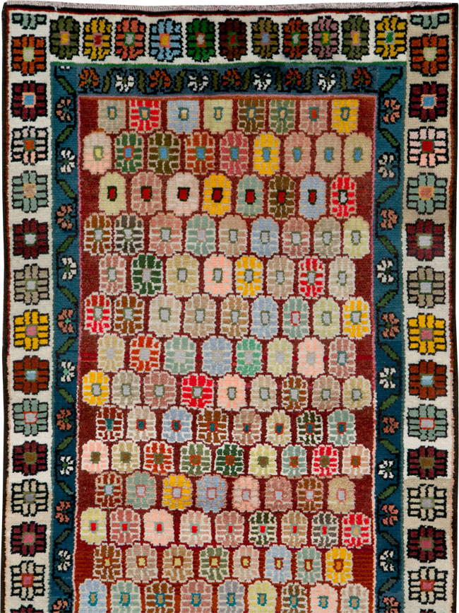 Vintage Persian Hamadan Runner, No.26345 - Galerie Shabab