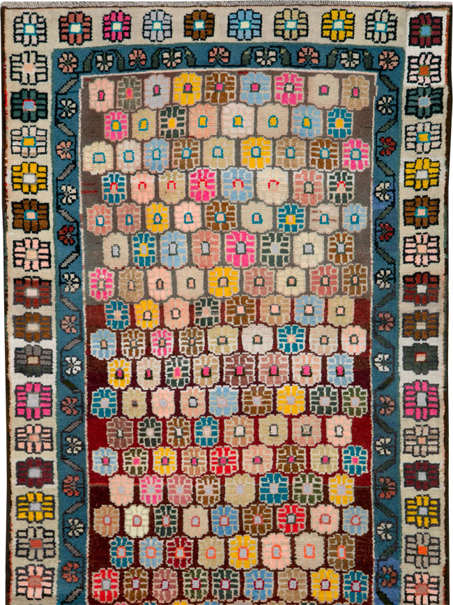 Vintage Persian Hamadan Runner, No.26345 - Galerie Shabab