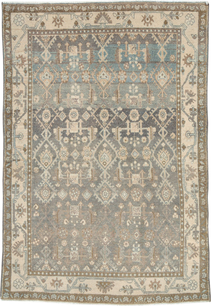 Vintage Persian Malayer Rug, No.26351 - Galerie Shabab