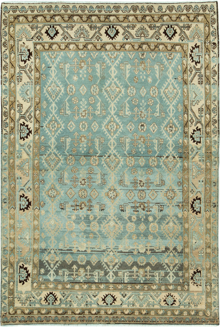 Vintage Persian Malayer Rug, No.26352 - Galerie Shabab