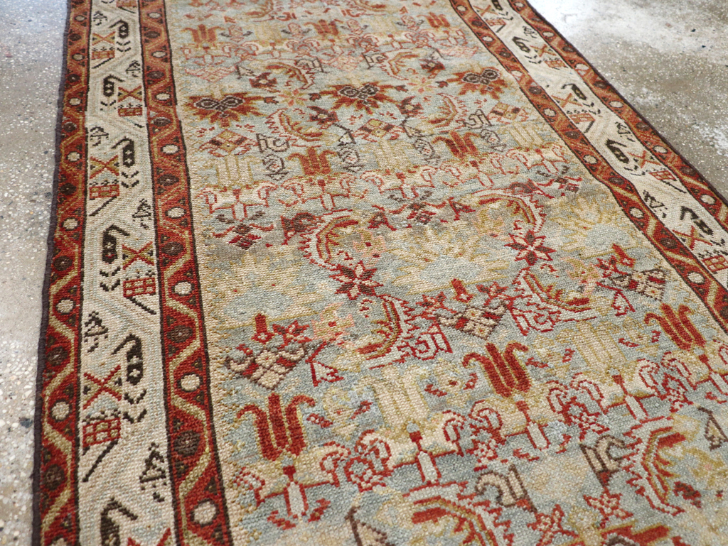 Vintage Persian Malayer Long Runner, No.26353 - Galerie Shabab