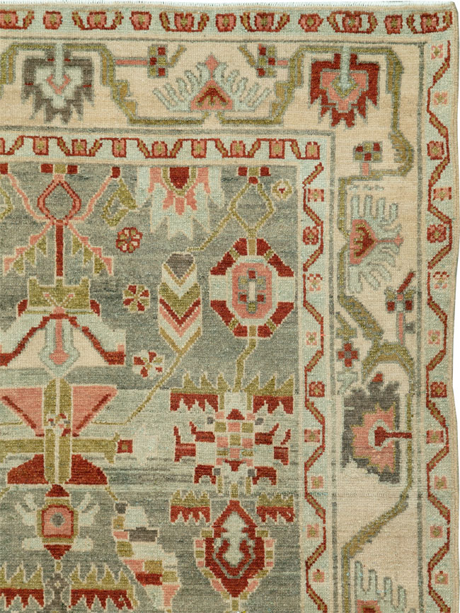 Vintage Persian Malayer Rug, No.26355 - Galerie Shabab
