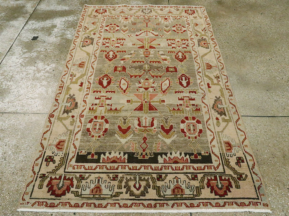 Vintage Persian Malayer Rug, No.26355 - Galerie Shabab
