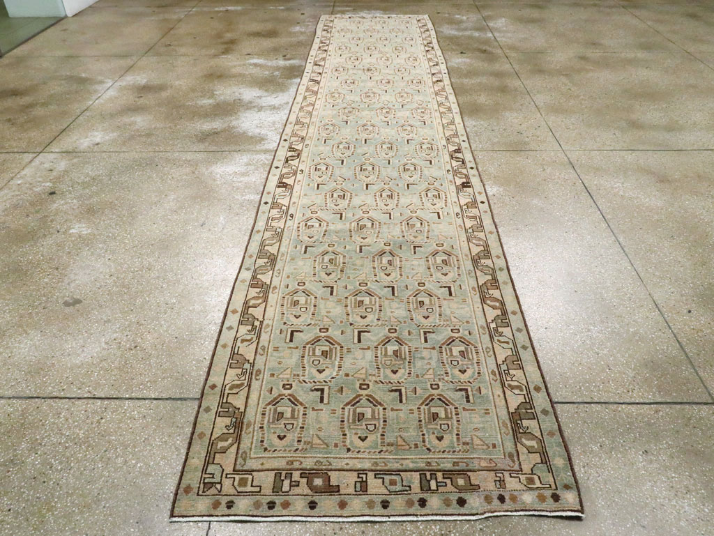 Vintage Persian Malayer Runner, No.26356 - Galerie Shabab