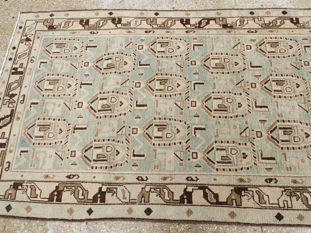 Vintage Persian Malayer Runner, No.26356 - Galerie Shabab