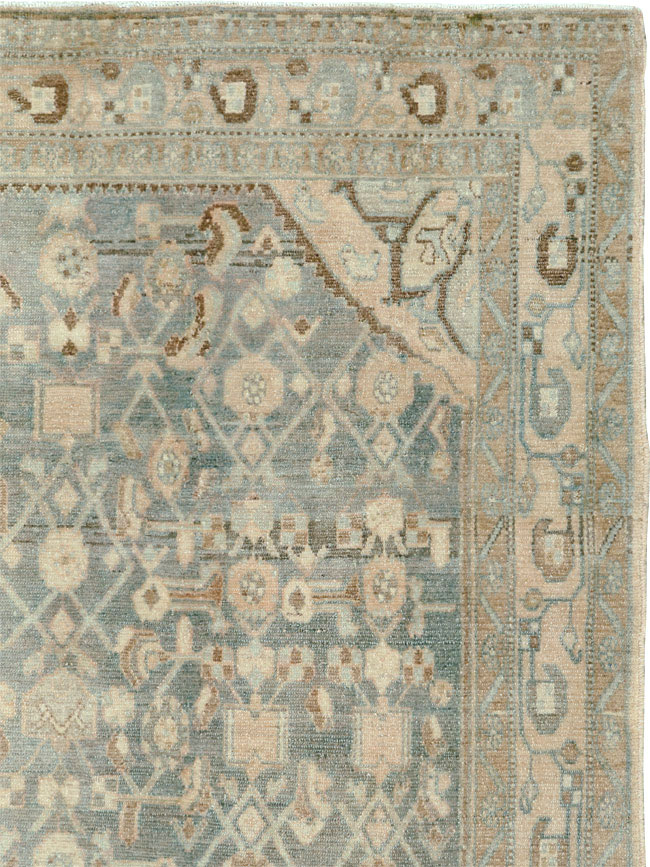 Vintage Persian Malayer Accent Rug, No.26358 - Galerie Shabab