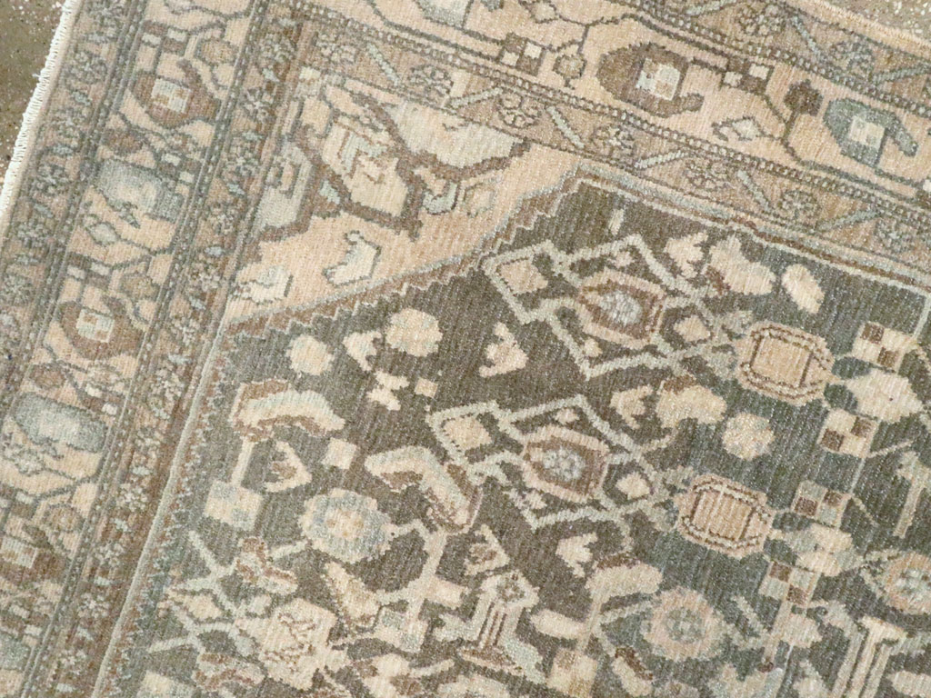 Vintage Persian Malayer Accent Rug, No.26358 - Galerie Shabab