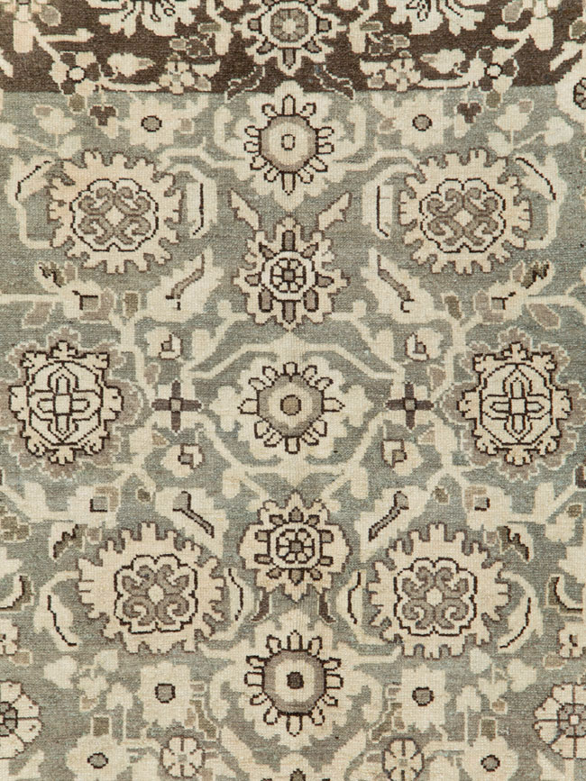 Vintage Persian Malayer Square Carpet, No.26364 - Galerie Shabab