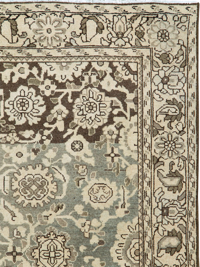 Vintage Persian Malayer Square Carpet, No.26364 - Galerie Shabab