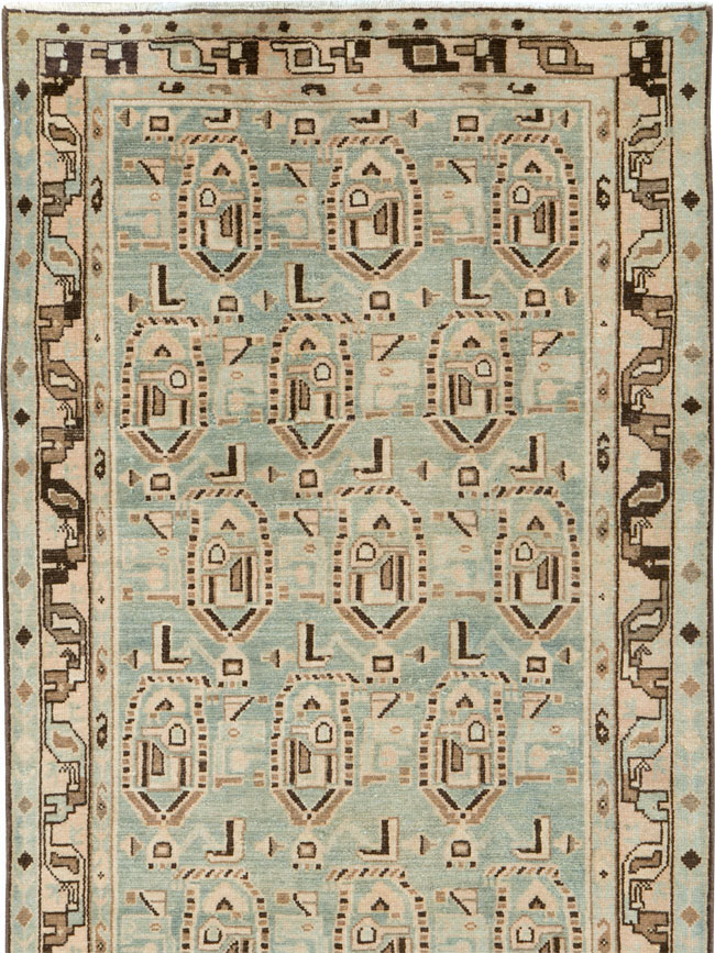 Vintage Persian Malayer Runner, No.26366 - Galerie Shabab