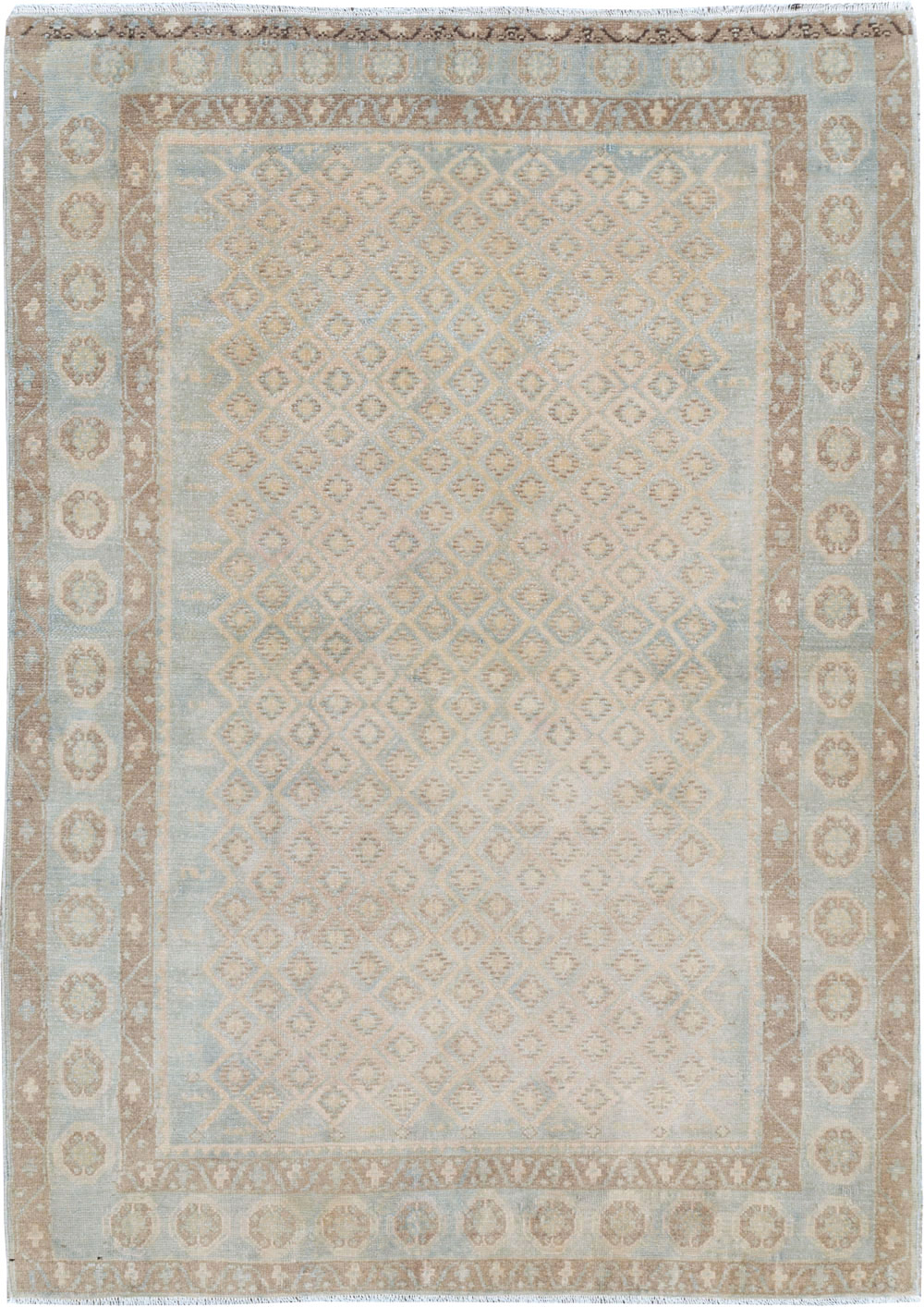 Vintage Persian Malayer Accent Rug, No.26377 - Galerie Shabab