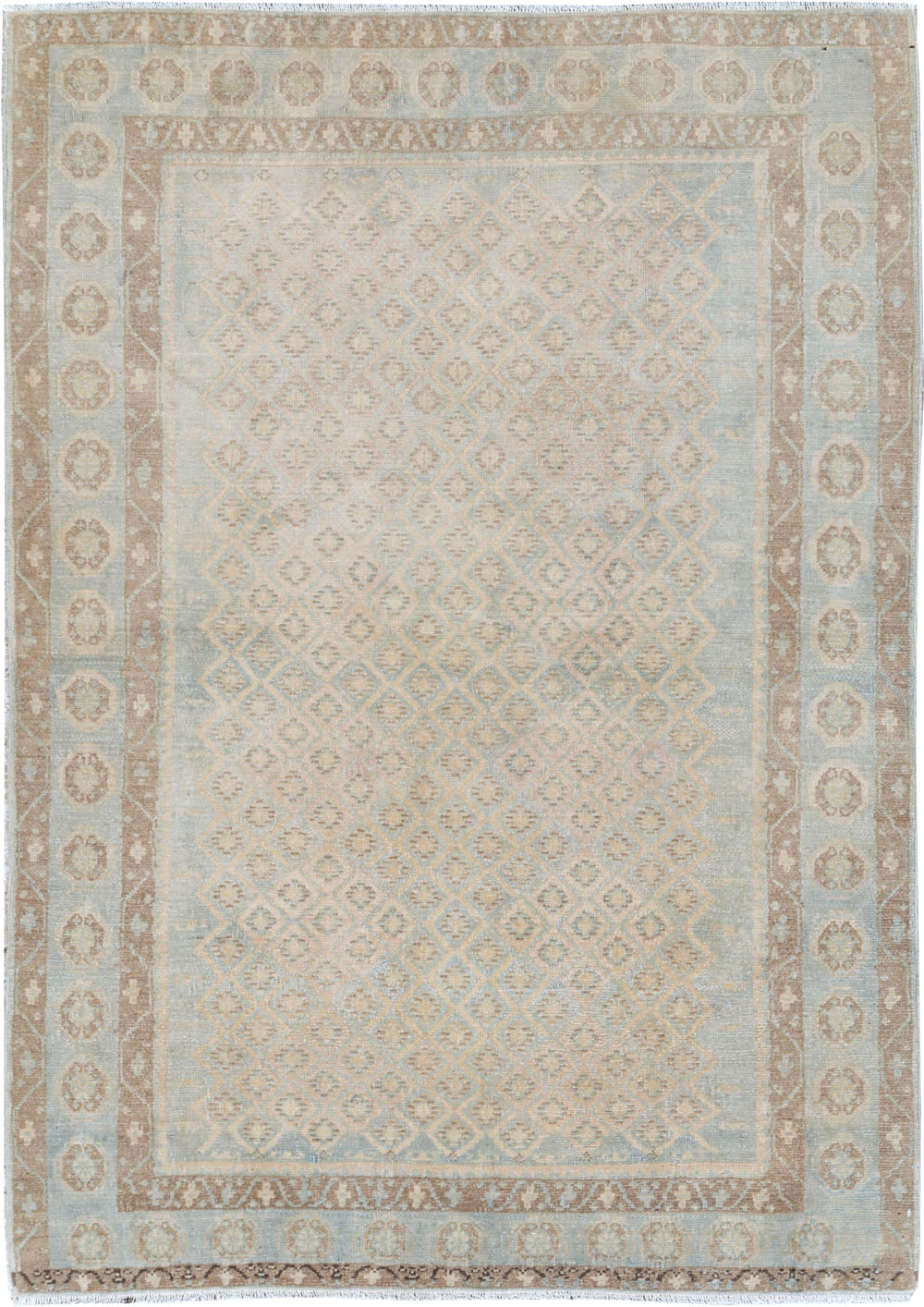 Vintage Persian Malayer Accent Rug, No.26377 - Galerie Shabab