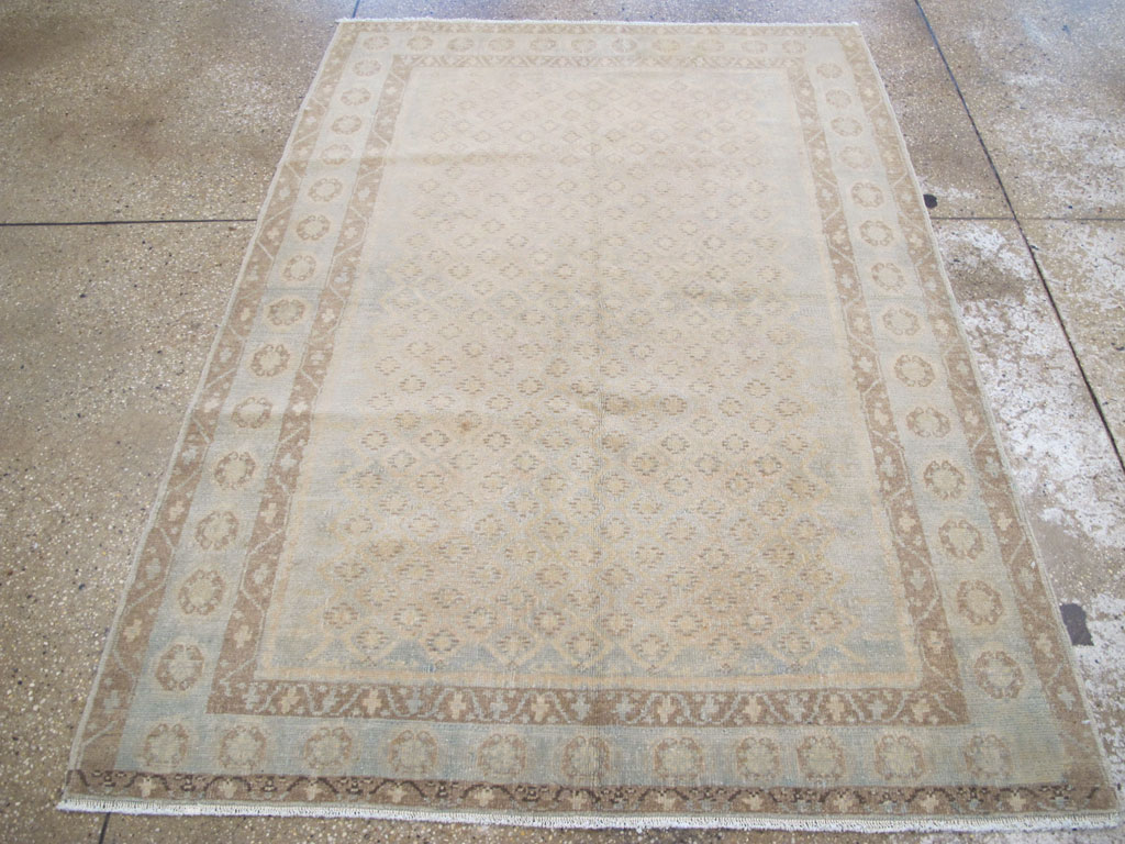 Vintage Persian Malayer Accent Rug, No.26377 - Galerie Shabab