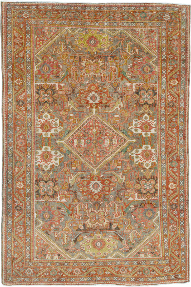 Antique Persian Mahal Rug, No.26379 - Galerie Shabab