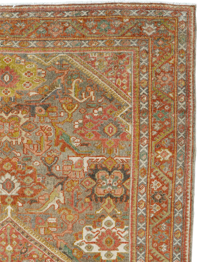 Antique Persian Mahal Rug, No.26379 - Galerie Shabab