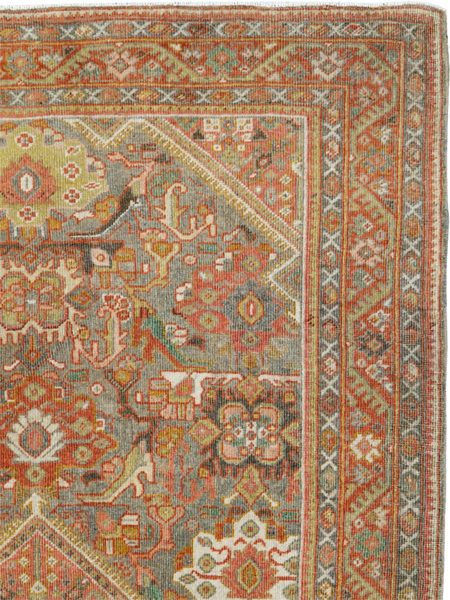 Antique Persian Mahal Rug, No.26379 - Galerie Shabab