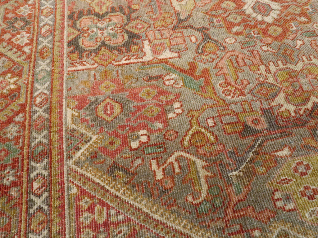 Antique Persian Mahal Rug, No.26379 - Galerie Shabab