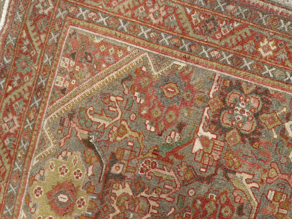 Antique Persian Mahal Rug, No.26379 - Galerie Shabab