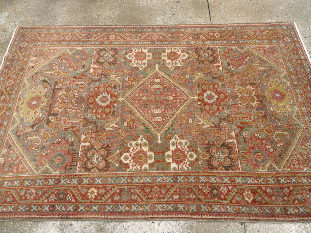 Antique Persian Mahal Rug, No.26379 - Galerie Shabab